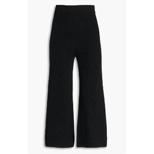 NEW GENTRYPORTOFINO women's wide leg pants in black